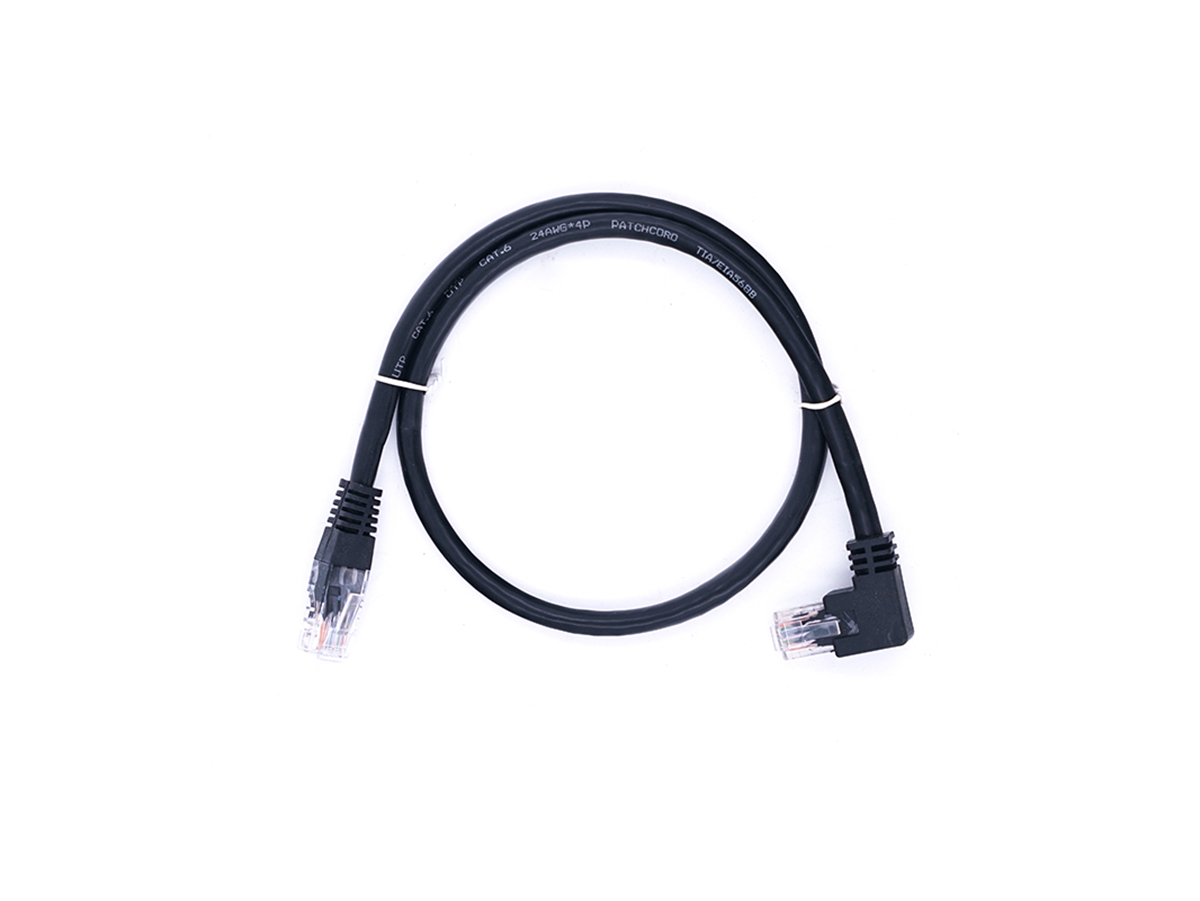 六类非屏蔽弯头网络跳线-2